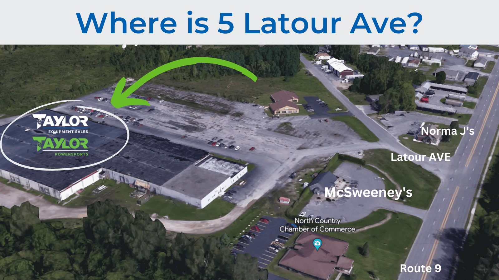 Where is 5 Latour Ave? Just off of Route 9